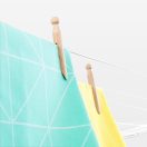 UV-álló, csúszásmentes profillal rendelkező szárítókötelek.