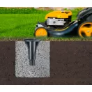 Betonalapba való rögzítés.