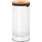 Brabantia Laundry Bin szennyestartó, hengeres, 35L, parafa fedő, acél, fehér