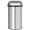 Brabantia Touch Bin nyomófedeles szemetes, 60L, selyem rozsdamentes test, selyem rozsdamentes fedő