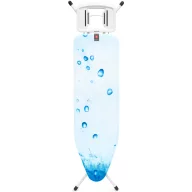   Brabantia vasalódeszka fix támasszal 124x38cm - B méret, fehér váz, jeges víz huzat