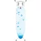 Brabantia vasalódeszka fix támasszal 124x38cm - B méret, fehér váz, jeges víz huzat