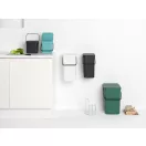 A Brabantia PerfectFit komposztálható szemeteszsákokkal használható, és a termék 100%-ban újrahasznosítható.