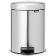   Brabantia NewIcon pedálos szemetes lecsapódásgátló fedővel, 5L, rozsdamentes, ujjlenyomatmentes