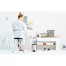 Fürdőszobák optimális berendezése az 5L-es Brabantia NewIcon kuka.