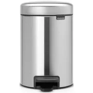   Brabantia NewIcon pedálos szemetes lecsapódásgátló fedővel, 3L, rozsdamentes, ujjlenyomatmentes