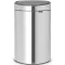 Brabantia Touch Bin New Recycle nyomófedeles szelektív kuka, 23+10L, rozsdamentes ujjlenyomatmentes