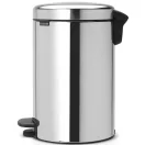A NewIcon pedálos kuka "Brilliant Steel" színe modern és elegáns megjelenést kölcsönöz.