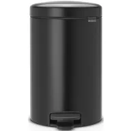   Brabantia NewIcon pedálos szemetes lecsapódásgátló fedővel, 12L, acél, matt fekete