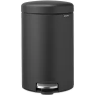   Brabantia NewIcon pedálos szemetes lecsapódásgátló fedővel, 12L, acél, határtalan szürke