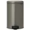 Brabantia NewIcon pedálos szemetes lecsapódásgátló fedővel, 20L, acél, platinaszürke