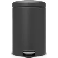   Brabantia NewIcon pedálos szemetes lecsapódásgátló fedővel, 20L, acél, határtalan szürke