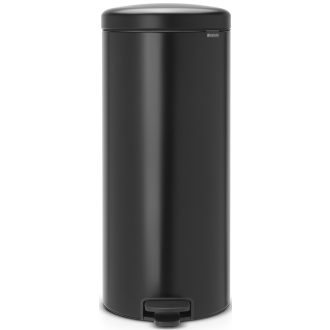   Brabantia NewIcon pedálos szemetes lecsapódásgátló fedővel, 30L, acél, matt fekete