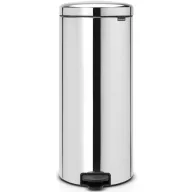   Brabantia NewIcon pedálos szemetes lecsapódásgátló fedővel, acél tartály, 30L, rozsdamentes, fényes