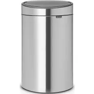   Brabantia Touch Bin New Soft-Touch nyomófedeles szemetes, 40L, rozsdamentes selyem matt