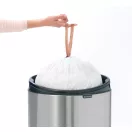 Húzózsinóros PerfectFit L méretű szemeteszsákkal kompatibilis.