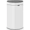 Brabantia Touch Bin New Soft-Touch nyomófedeles szemetes, 40L, acél, fehér