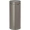 Brabantia Touch Bin New Soft-Touch nyomófedeles szemetes, 30L, acél, platinaszürke