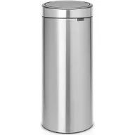   Brabantia Touch Bin New Soft-Touch nyomófedeles szemetes, 30L, rozsdamentes, ujjlenyomatmentes