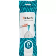   Brabantia PerfectFit méretpontos szemeteszsák, W méret, 5L, 20 zsák/tekercs