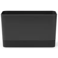   Brabantia mosogató rendszerező csepptálcával, 19x11,5x8,5cm, műanyag, sötétszürke