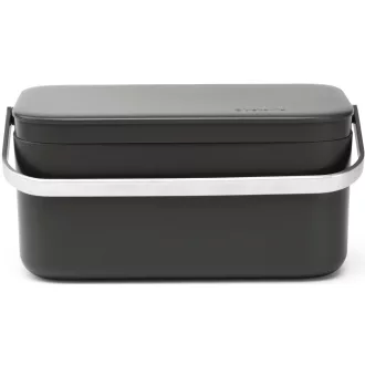   Brabantia konyhai komposztgyűjtő szemetes élelmiszerhulladékhoz, 1,8L, sötétszürke