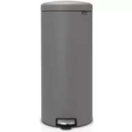   Brabantia NewIcon pedálos szemetes lecsapódásgátló fedővel, 30L, acél, betonszürke