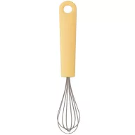   Brabantia TASTY+ kis méretű habverő, akasztóval, rozsdamentes fej, műanyag nyél, vaníliasárga
