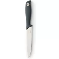 Brabantia TASTY+ kenyérvágó kés, 13,3 cm r.m. acél penge, ujjvédős műanyag markolat, sötétszürke