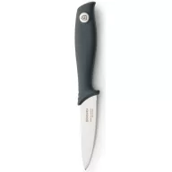   Brabantia TASTY+ hámozókés, 9 cm r.m. acél penge, ujjvédős műanyag markolat, sötétszürke
