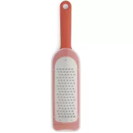   Brabantia TASTY+ durva kézi reszelő, védőfedéllel, csúszásgátló talp, akasztóval, rozsdamentes, műanyag, terrakotta rózsaszín