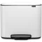 Brabantia Bo Pedal Bin pedálos szelektív kuka, 11+23L, acél, fehér