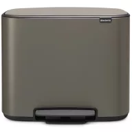   Brabantia Bo Pedal Bin pedálos szemetes, 36L, acél, platinaszürke
