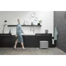 Brabantia Bo Pedal Bin pedálos szelektív kuka, 11+23L, acél, betonszürke ásványi textúra