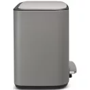 Brabantia Bo Pedal Bin pedálos szelektív kuka, 11+23L, acél, betonszürke ásványi textúra