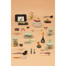 Szabályos gömbformázás gyümölcsökből, vajból, avokádóból stb.