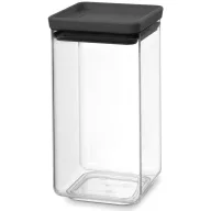   Brabantia tárolóedény 1,6L, halmozható, légmentesen záró fedő, sötétszürke