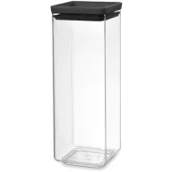   Brabantia tárolóedény 2,5L, halmozható, légmentesen záró fedő, sötétszürke