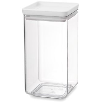   Brabantia tárolóedény 1,6L, halmozható, légmentesen záró fedő, világosszürke