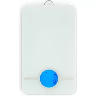   Brabantia TASTY+ digitális konyhai mérleg, 5kg/1gramm, megvilágított LCD kijelző, elemes, üveg fedlap, világosszürke