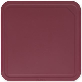  Brabantia TASTY+ közepes méretű vágódeszka, műanyag, padlizsánpiros, 250x250mm