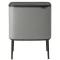 Brabantia Bo Touch Bin nyomófedeles hulladékgyűjtő, 36L, acél, betonszürke