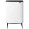 Brabantia Bo Touch Bin Hi nyomófedeles hulladékgyűjtő, lábakon álló, 60L, acél, fehér