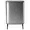 Brabantia Bo Touch Bin Hi nyomófedeles szelektív szemetes, lábakon álló, 2x30L, rozsdamentes, ujjlenyomatmentes