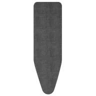   Brabantia vasalódeszka huzat 124x38cm - B méret, huzat + 2mm hab, farmerfekete