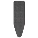 Brabantia vasalódeszka huzat 135x45cm - D méret, huzat + 2mm hab, farmerfekete
