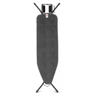   Brabantia vasalódeszka kinyitható támasszal 124x38cm - B méret, fekete váz, farmerfekete huzat