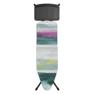  Brabantia vasalódeszka fix tálcával gőzállomásokhoz 124x38cm - B méret, fekete váz, reggeli szellő huzat