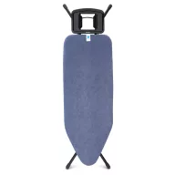   Brabantia vasalódeszka fix támasszal 124x45cm - C méret, fekete váz, farmerkék huzat