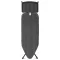 Brabantia vasalódeszka fix tálcával gőzállomásokhoz 124x45cm - C méret, fekete váz, farmerfekete huzat